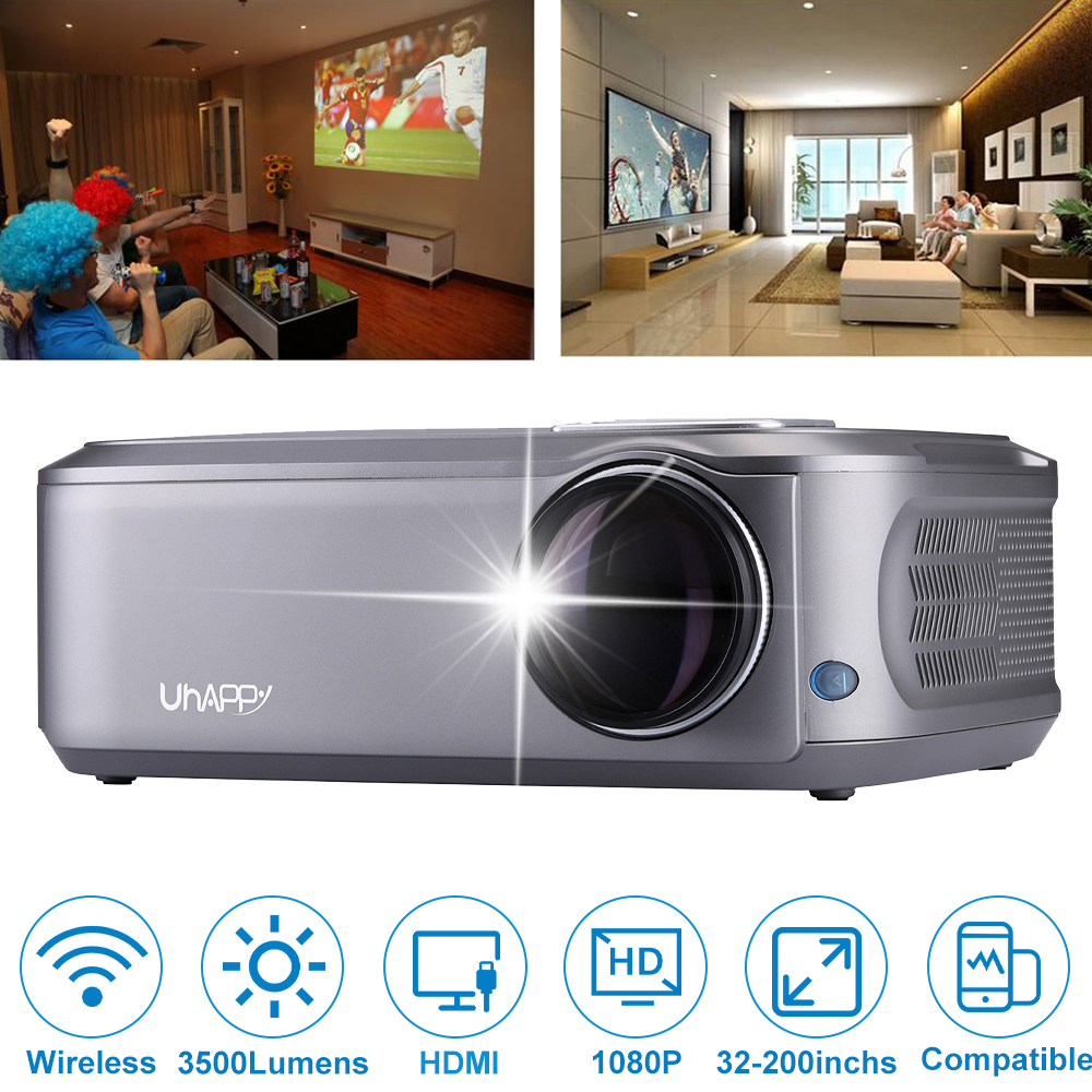 Mini Vidéoprojecteur LCD LED 1920x1080dpi HD 3500 Lumens HDMI USB AV
