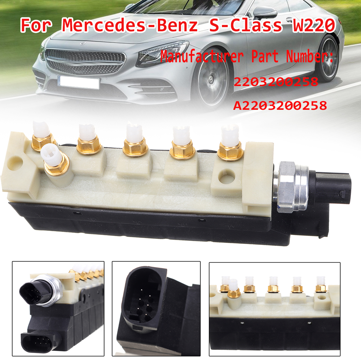 SL Commutateur de Lumière de frein MERCEDES CL S 6 broches