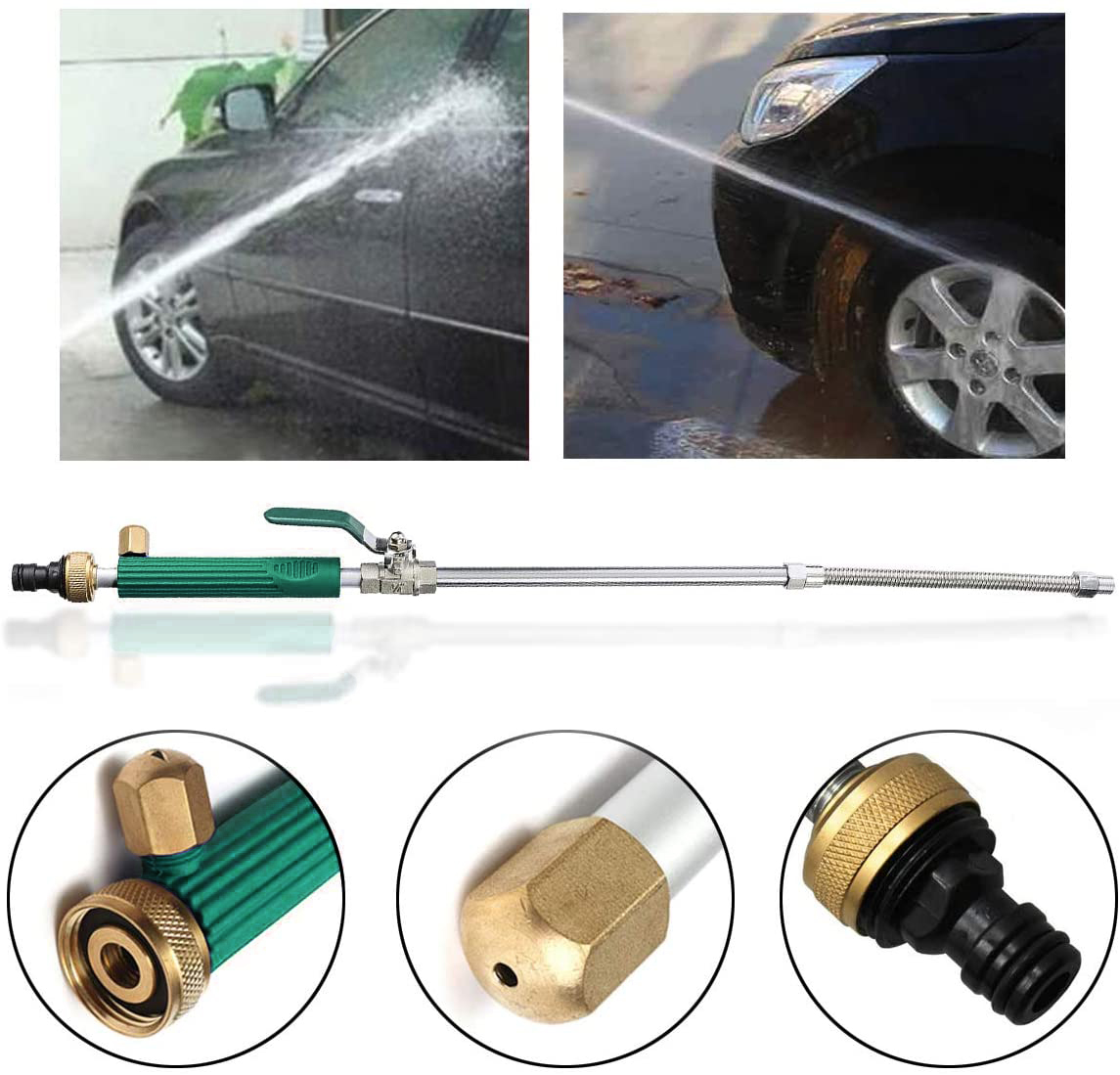 Jet Car Washer, Magic Pressure Power Hose Nozzle Washer Wand