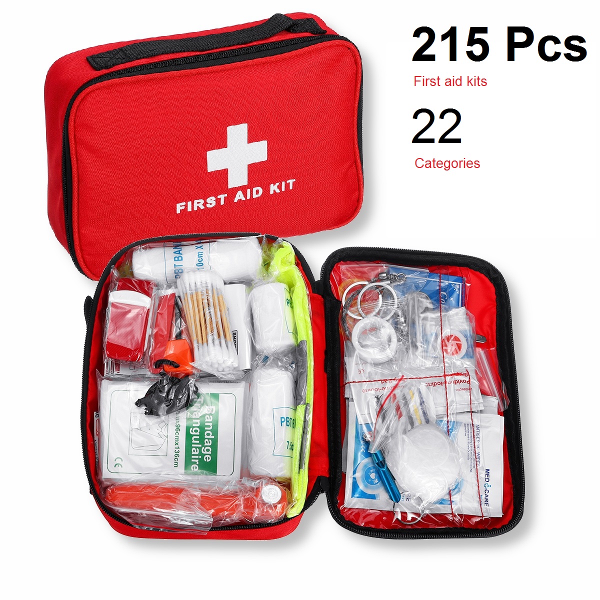 Boîte Multi-Usage À Pharmacie pour Urgences Boîte De Premiers Secours Portable avec Fermeture Sécurisée pour Enfants Boîte À Pharmacie Transport De Médicaments S 24X16.5X14Cm