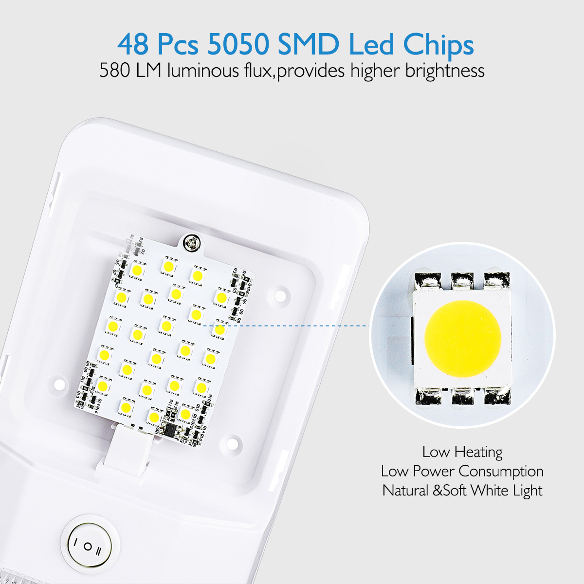 Audew DC 12V LED RV Ceiling Double Dome Light Audew DC 12V LED RV Ceiling Double Dome Light