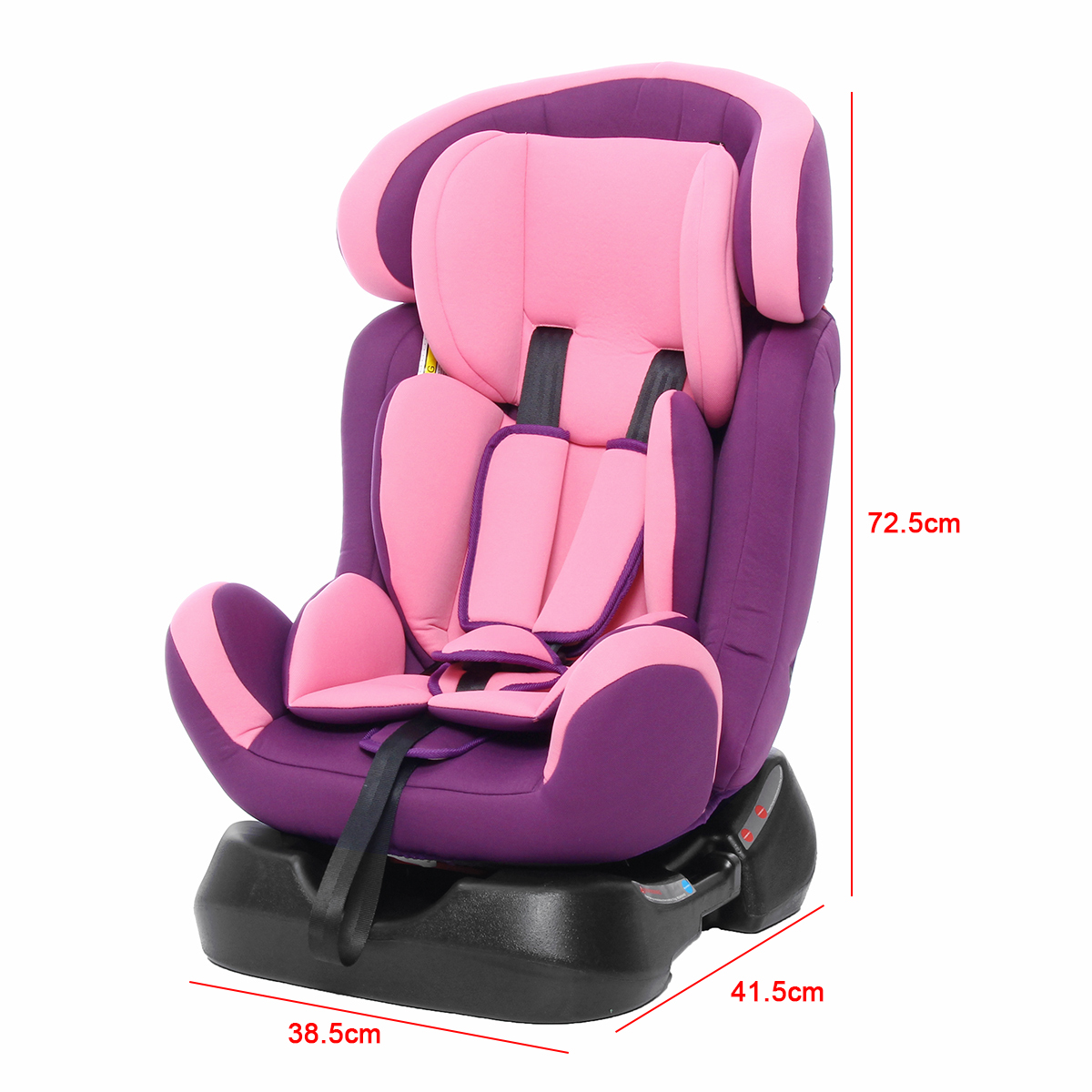 NEUFU Comfort Siège Auto et Rehausseur Bébé Groupe 0+1/2 (de 0 à 25 kg) - Violet+Rose