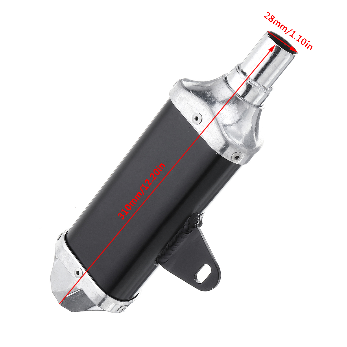 Joint D'Échappement Moto En Graphite QUARKZMAN - 43mm Intérieur / 49mm Extérieur - Universel Pour Silencieux