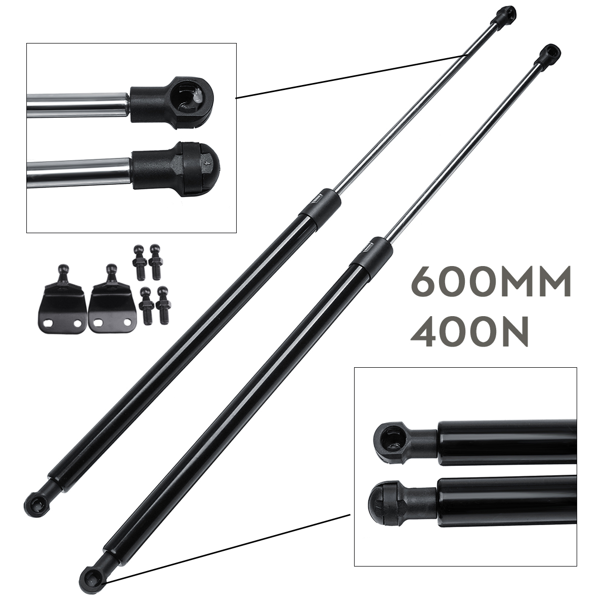 NEUFU 600mm 400N Universel Verin ressorts à gaz support capot coffre