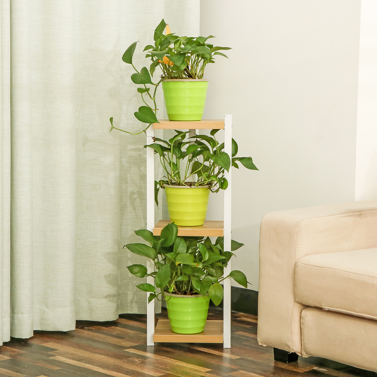 Etagere Pour Pot De Fleur Etagère Porte Plante Vase Fleur Pot Meuble Support Balcon Salon Chambre