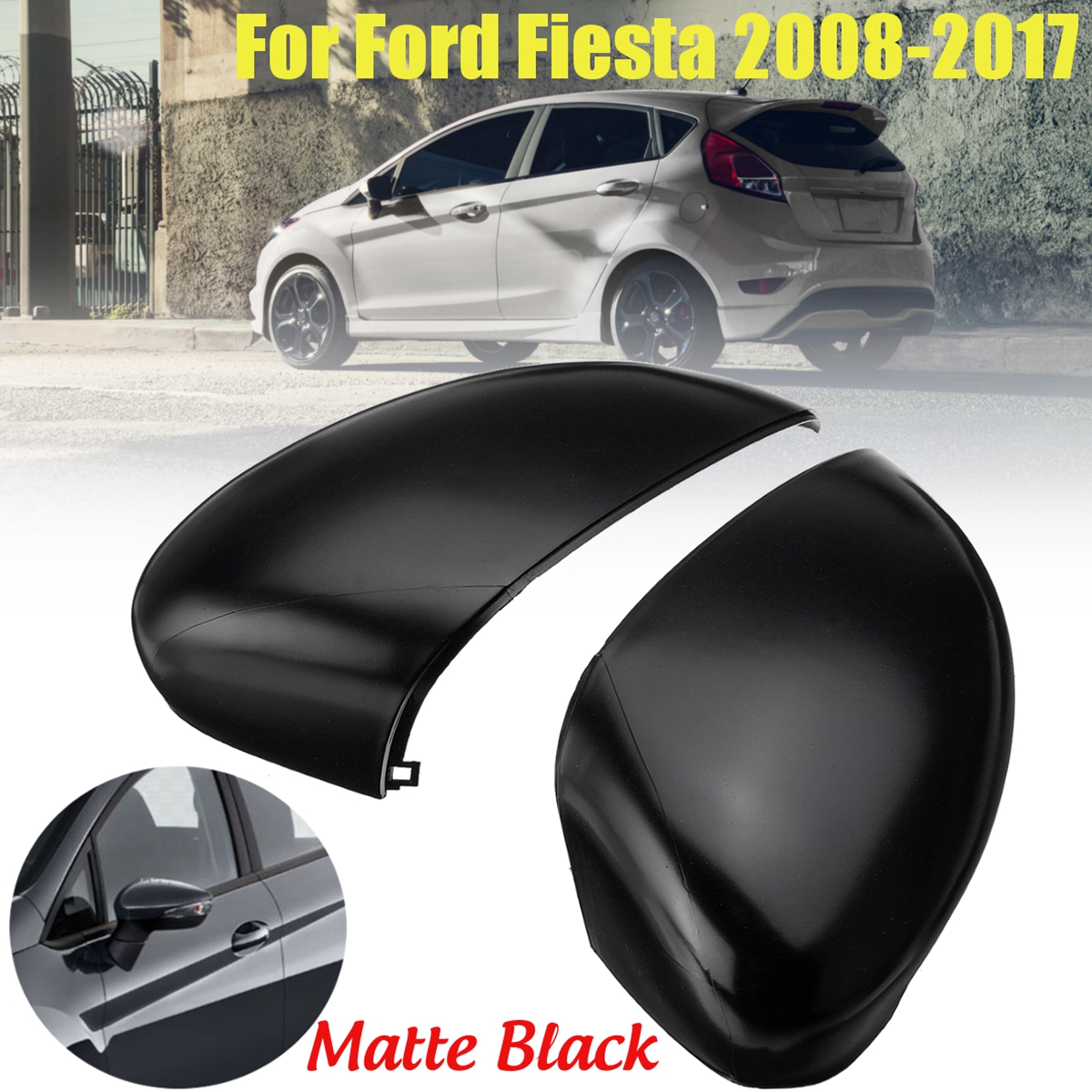 Gauche Côté Passager Aile Porte Miroir Verre pour SUZUKI JIMNY 2008-2017