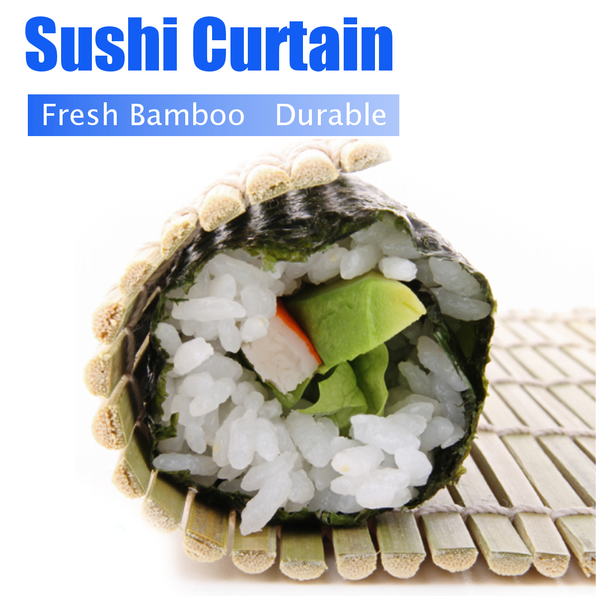 Горячие 9pcs / set sushi roller bamboo mat spoon палочки для приготовления пищи (Фото 2) Кухонные ножи и прочие приборы Горячие 9pcs / set sushi roller bamboo mat spoon палочки для приготовления пищи (Фото 2)