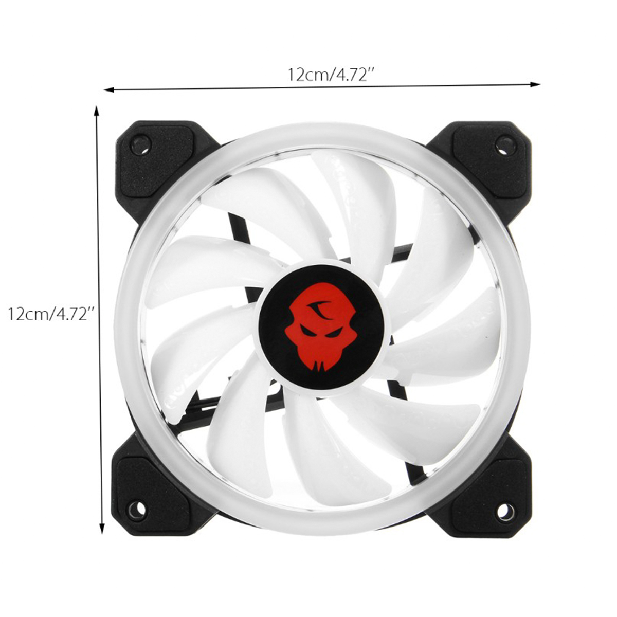 Ventilateur Panneau USB BRIEFCEC - 120 Mm, Ultra Silencieux, 3 Vitesses - Pour Armoire, Home Cinéma, Boîtier PC