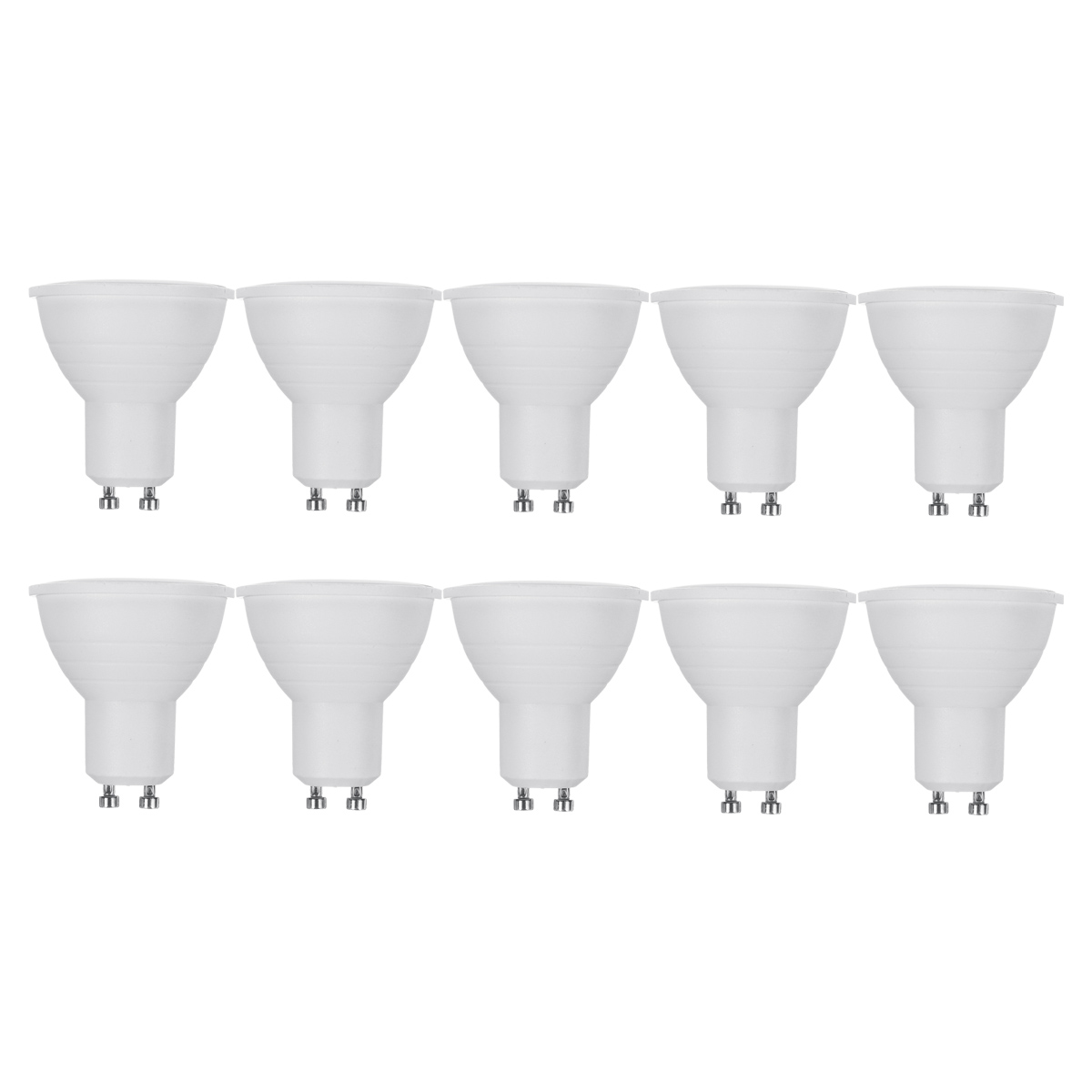 Lot De 10 Ampoules Led Gu10 5w Eq 50w 500lm Blanc 6000k Cdiscount Maison