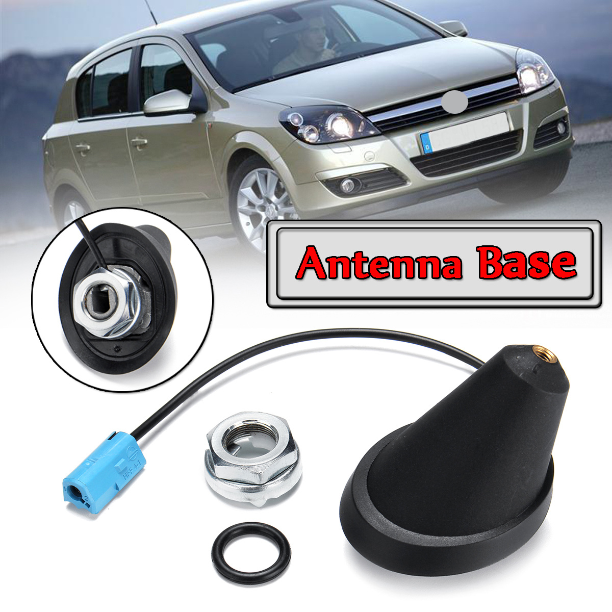 Antenne Alu Noir 9 Cm Opel Meriva Neuf Frontgrills Renngitter