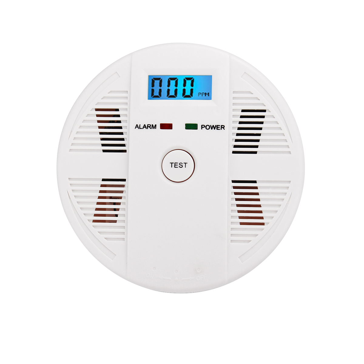 NEUFU 2 EN 1 LED Détecteur De Monoxyde De Carbone CO Fumée Sans