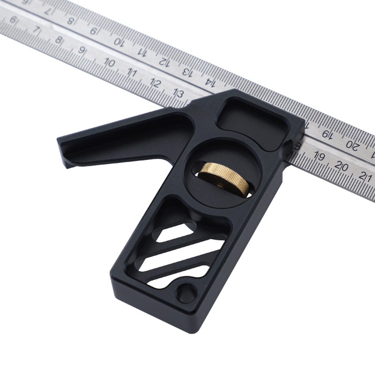 Angleizer modèle Six-verso en Alliage d/'Aluminium Angle Ruler outil de mesure