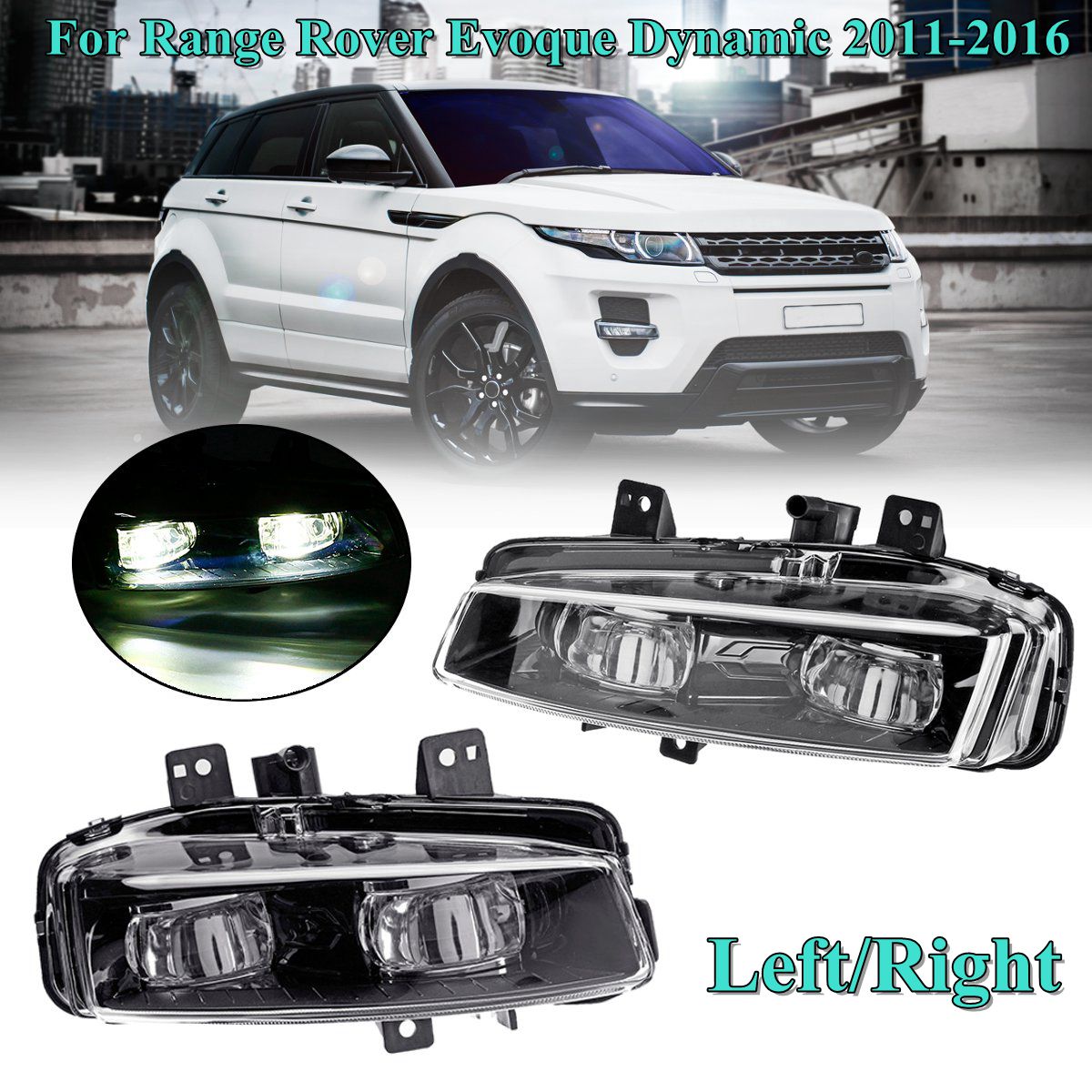Pare-chocs avant DEL Feu Brouillard Lumière Pour Range Rover L405 Genuine VALEO Spot utilisé