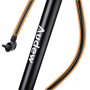 Audew 160PSI Bike Tire Aluminum Alloy Portable Hand Floor Pump with Gauge Audew 160PSI Bike Tire Aluminum Alloy Portable Hand Floor Pump with Gauge