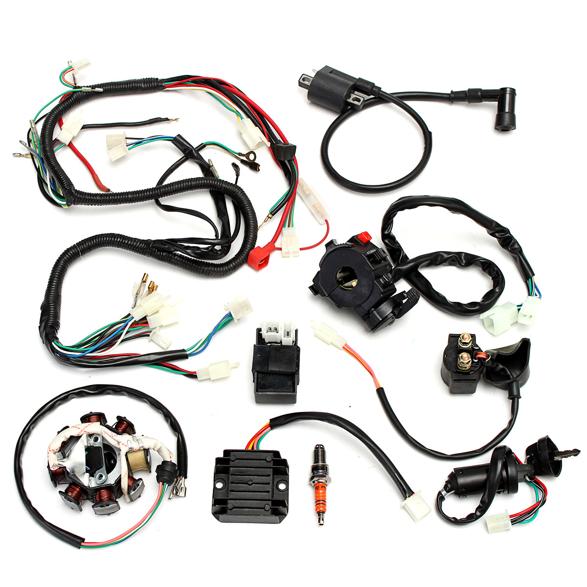 TEMPSA Électrique Câble Harnais CDI Pr Chinois Dirt Bike ... chinese dirt bike wiring diagram 