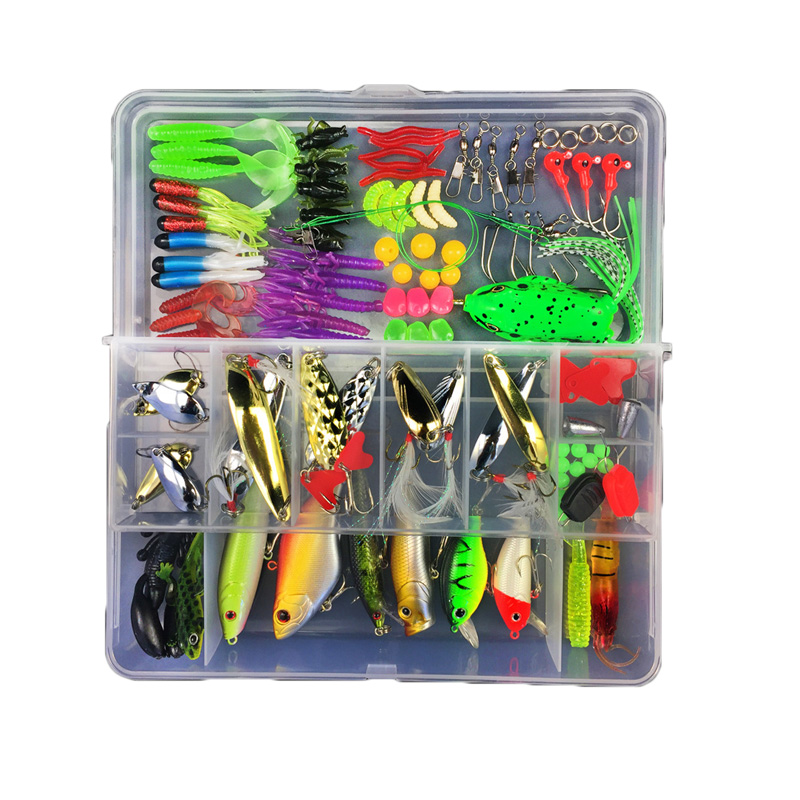 ZANLURE 106pcs All Depth Mixed Fishing Lure Sets Hard Baits/Soft Lures  Artificial Bait With Box Sale - Banggood UK Mobile