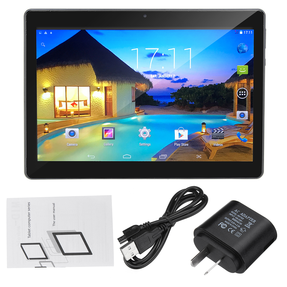 NEUFU Tablette Tactile 10.1 Pouces 4G 64GO Android 7.0 Octa 8 Core WIFI ...