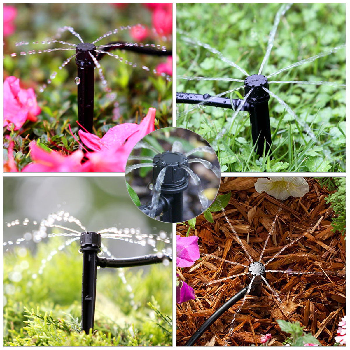 NASUM Micro Drip Irrigation Kit, Sprinkler, for Garden, Flower Bed Patio, Greenh