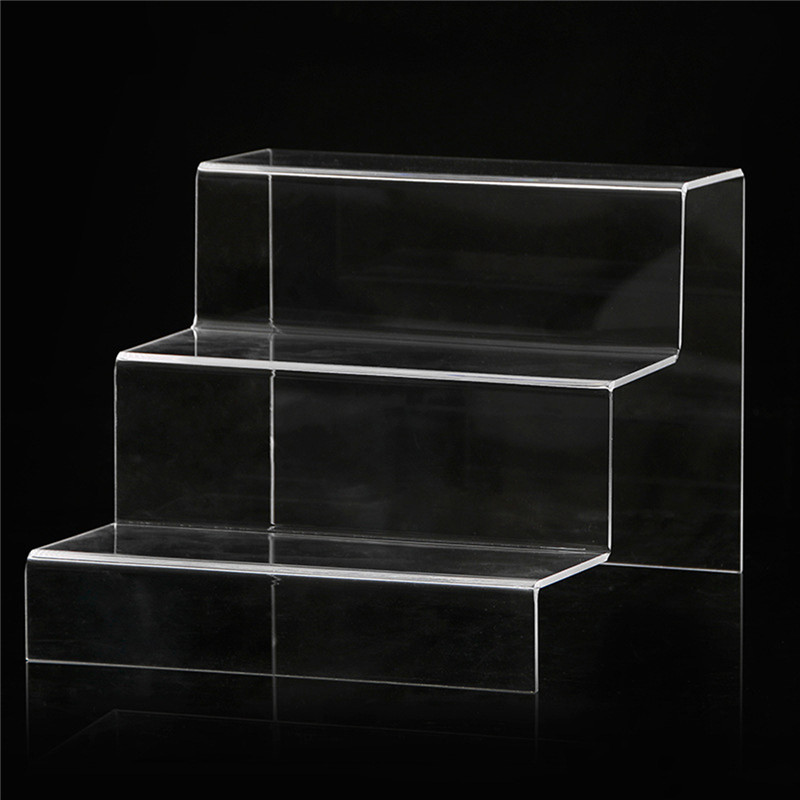 Présentoir Acrylique Transparent 3 Niveaux - Vitrine Pour Figurines Et Bijoux
