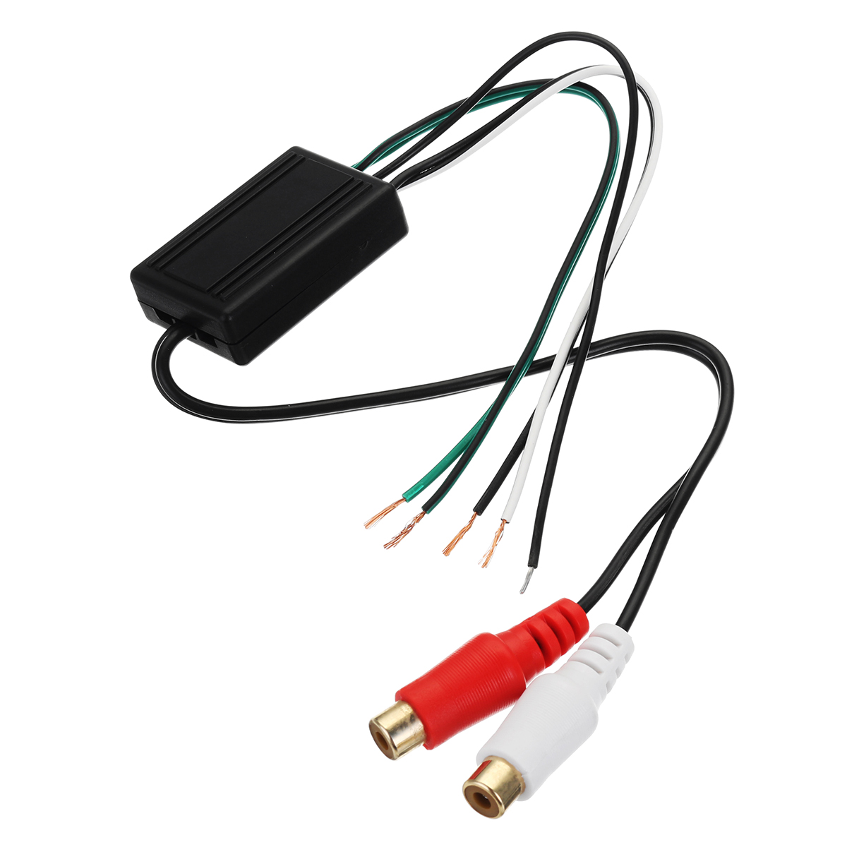 Convertisseur Audio Haut Vers Bas Pour Voiture, Avec Sorties RCA - Neuf, Dimensions 3x5.5x3.5 Cm
