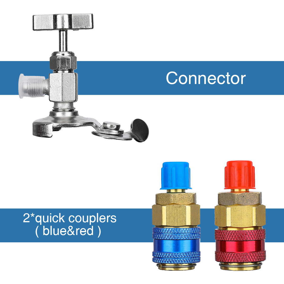 Audew AC Diagnostic Manifold Gauge Set for Freon Charging with 5FT Freon Charging Hose Audew AC Diagnostic Manifold Gauge Set for Freon Charging with 5FT Freon Charging Hose