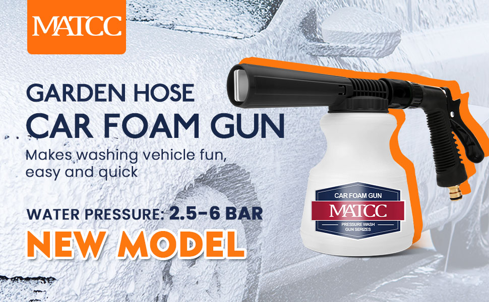 Hose Foam Cannon (FOR Garden Hose)