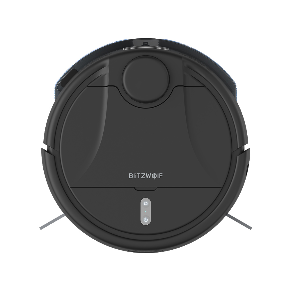 BlitzWolf® BW-VC2 Smart Robot Vacuum Cleaner with 380mL Dust & 100mL Water Tank, 2200Pa Strong Suction, Works with Alexa, 360°Laser Radar, 9 Sensors and APP Control