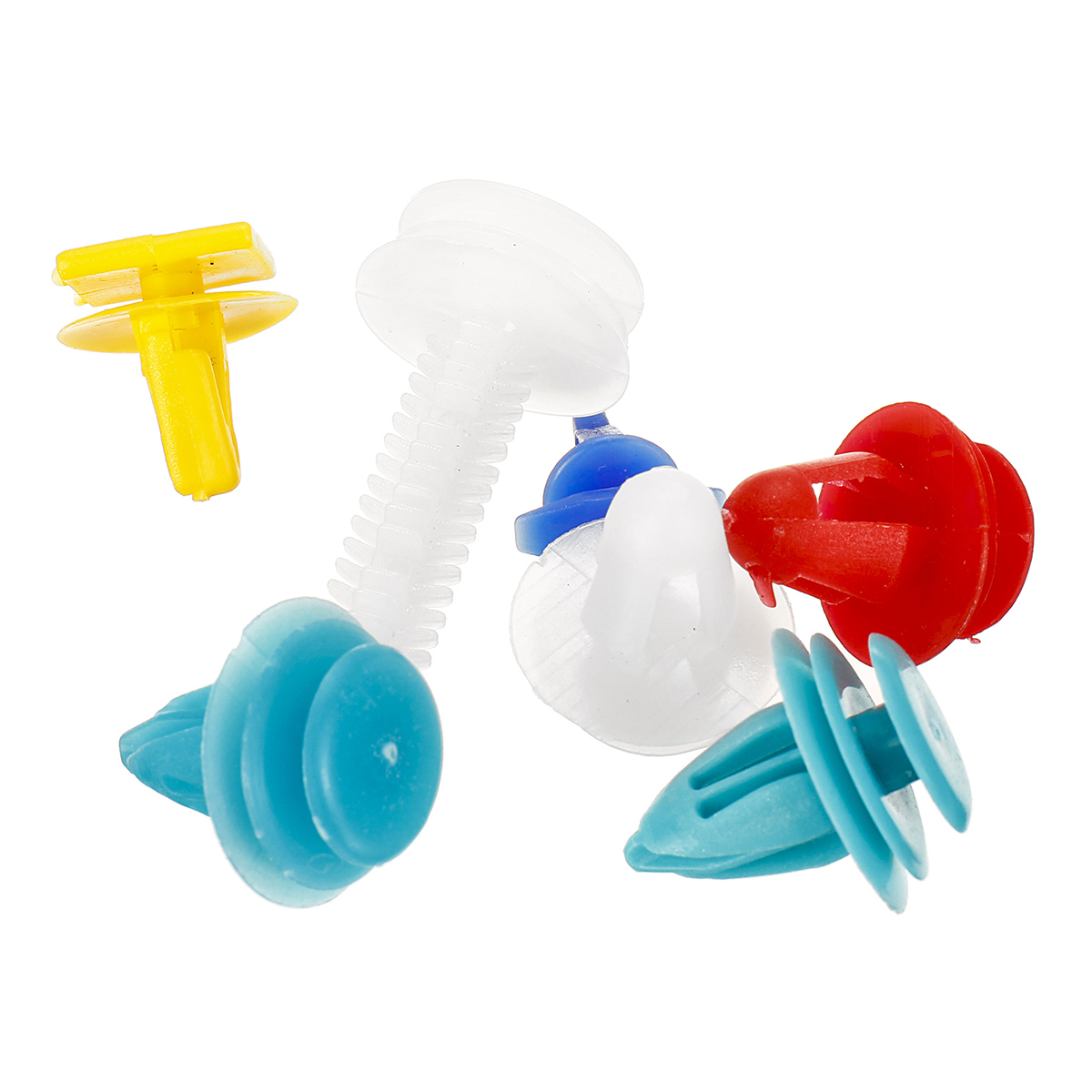 100 Clips Plastique Sourcing Map 8mm | Fixation Garde-boue Pare-chocs Auto