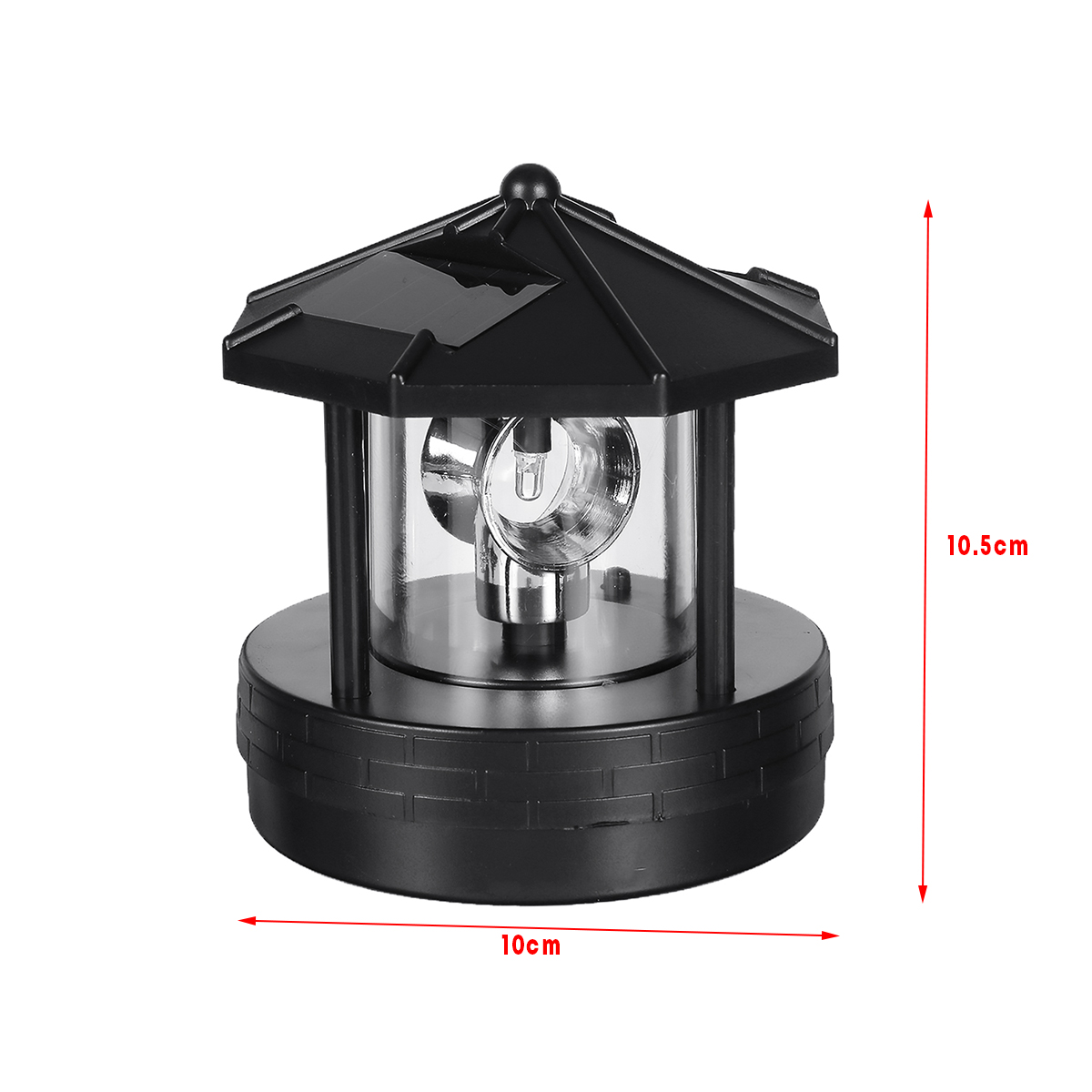 Tempsa Lampe Jardin Solaire Abs Phare Tournant A Led Bouchon De Lampe De Rechange 105x100mm Cdiscount Maison
