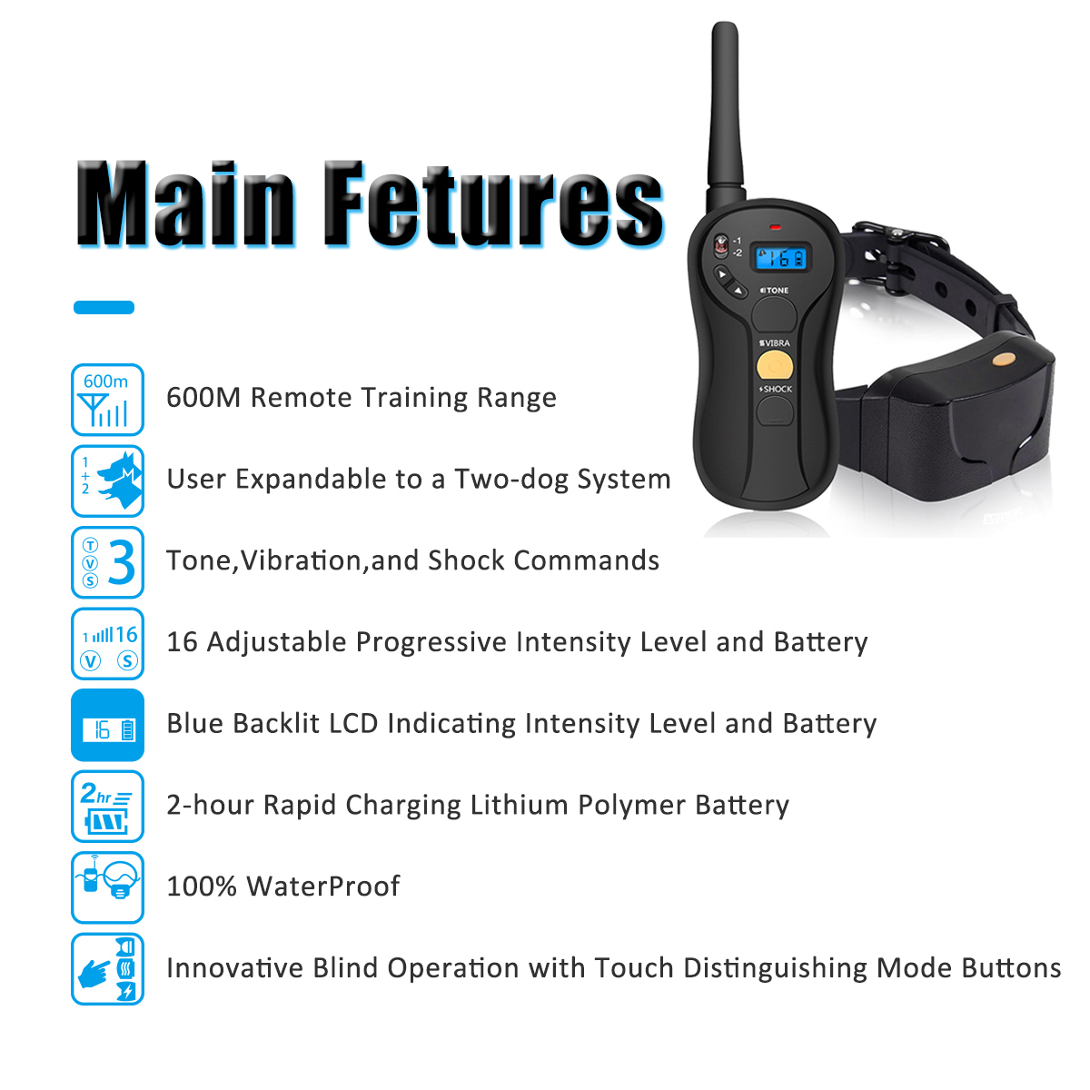 focuspet dog training collar