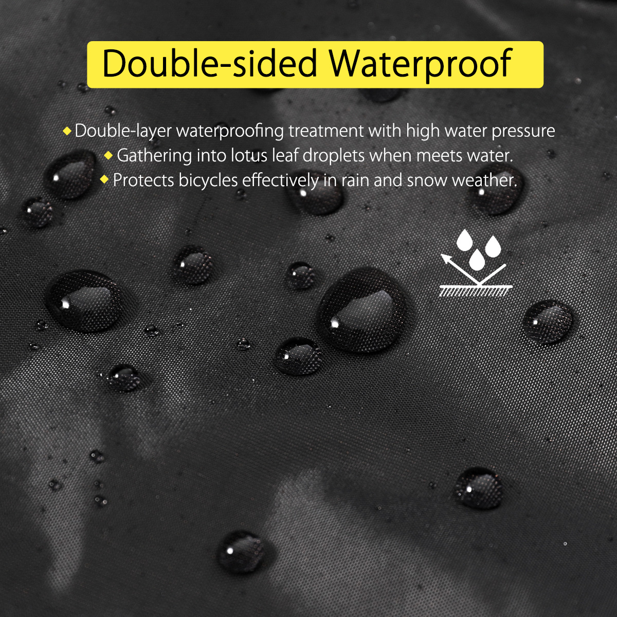 Audew Bike Outdoor Waterproof Bicycle Cover with Lock Holes Audew Bike Outdoor Waterproof Bicycle Cover with Lock Holes