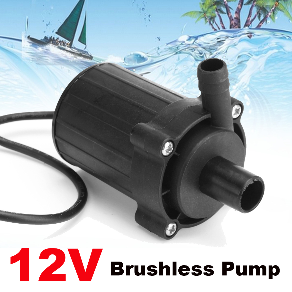 TEMPSA DC 12V Pompe à Eau Mini Booster Brushless Électromagnétique ...