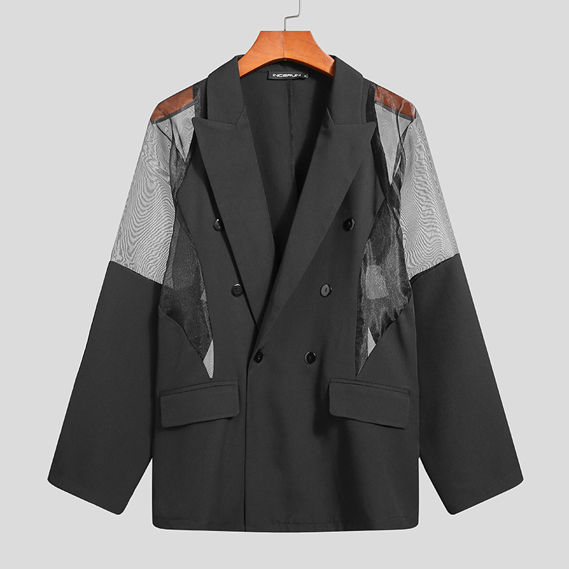 Mesh 2025 blazer mens