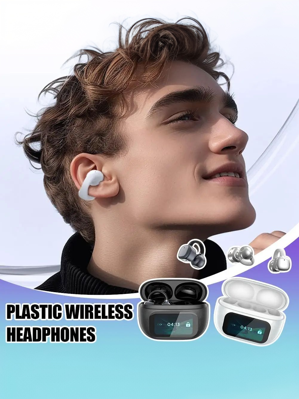 Écouteurs Traducteurs IA 144 Langues Temps Réel – Bluetooth 5.4, HiFi Stéréo, App AI Multifonction Violet