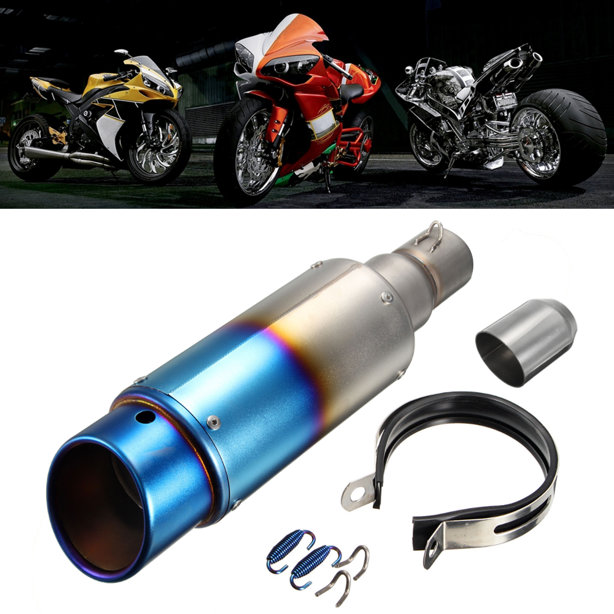 carbon fiber motorcycle exhaust