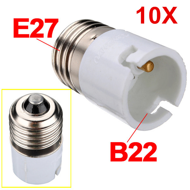 NEUFU 10Pcs Douille de Ampoule Culot E27 Ver B22 Cdiscount Bricolage