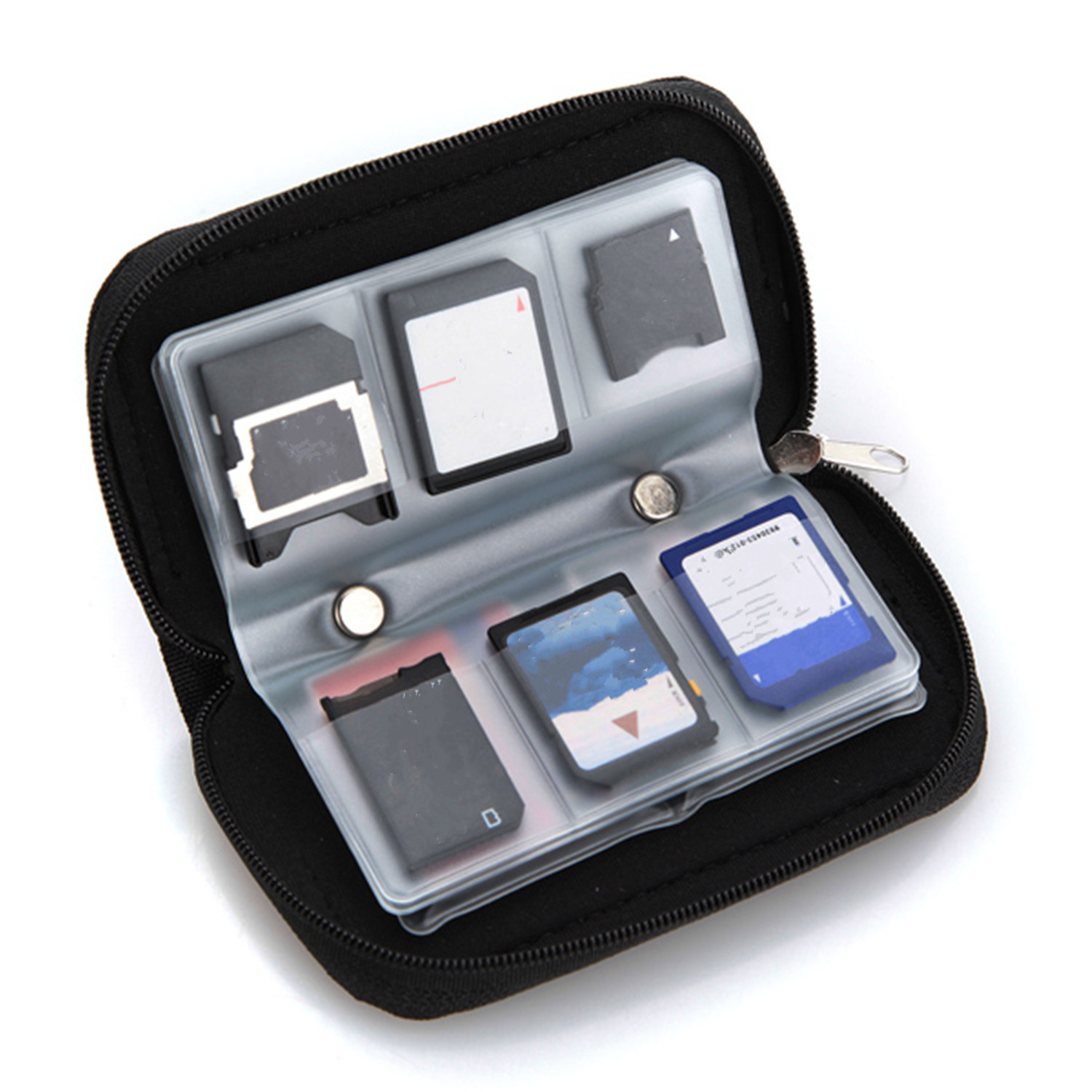 Hama Carte Mémoire - Sac Case Étui Pour SD SDHC Memory-Stick Pro Duo M2