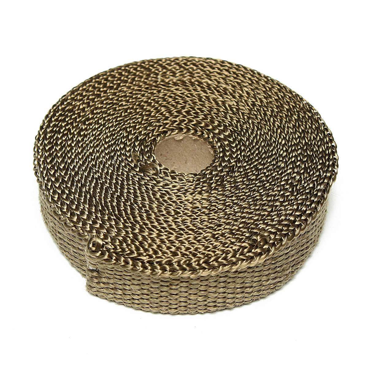 Bande Isolante Thermique Céramique 6m X 5cm - Enroulement Échappement Moto/Voiture | 10 Attaches Inox