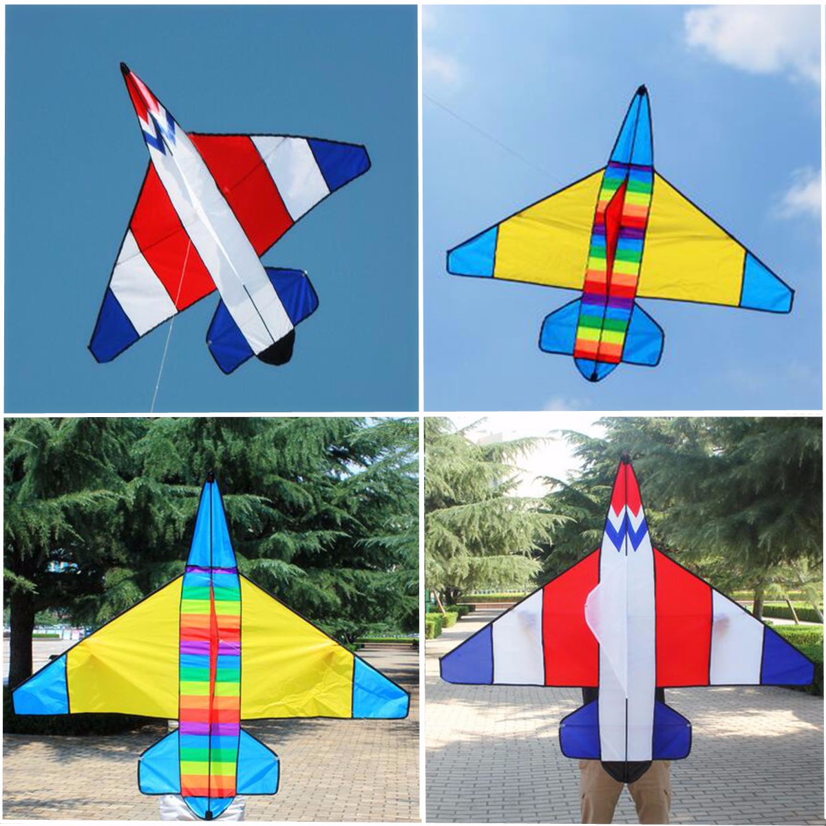 NEW 47 In Plane Kite / Double Color (end 10/2/2017 1015 PM)