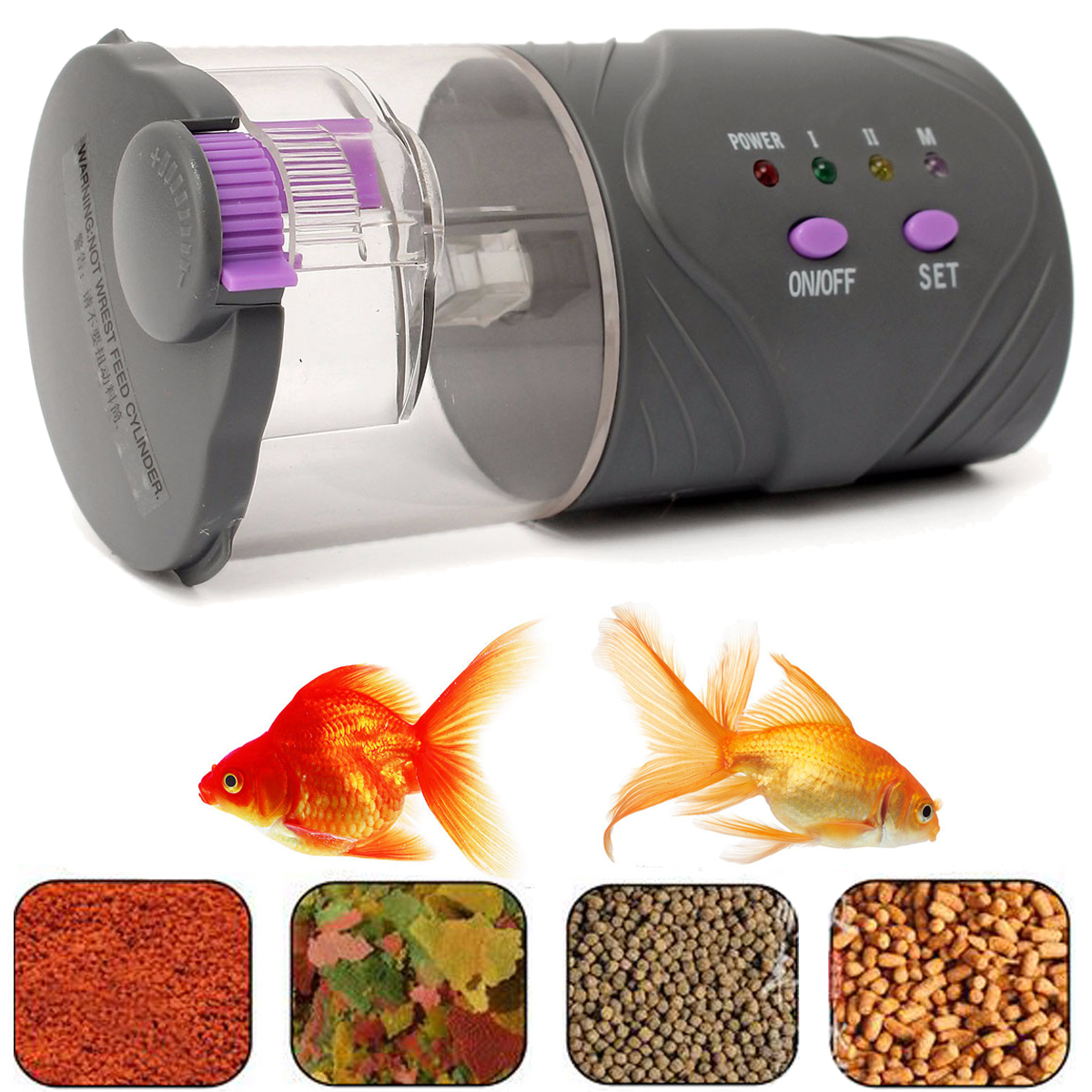 TEMPSA Distributeur Automatique Pour Poissons Alimentation Nourrisseur Aquarium Intelligent à