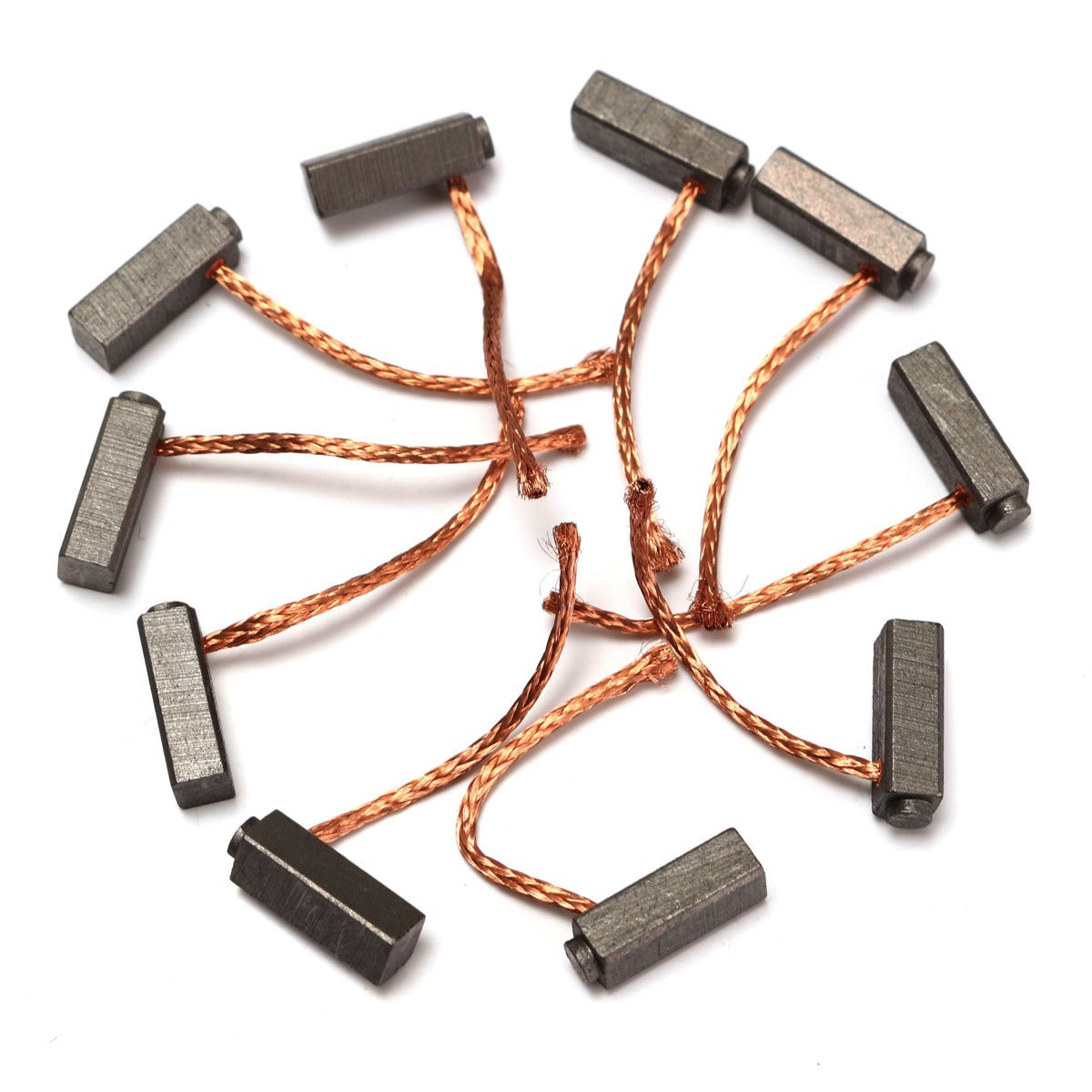 Balais De Charbon Pour Moteur électrique - Lot De 4 Pièces, Dimensions 12x6x4 Mm - Pièce De Rechange Générique