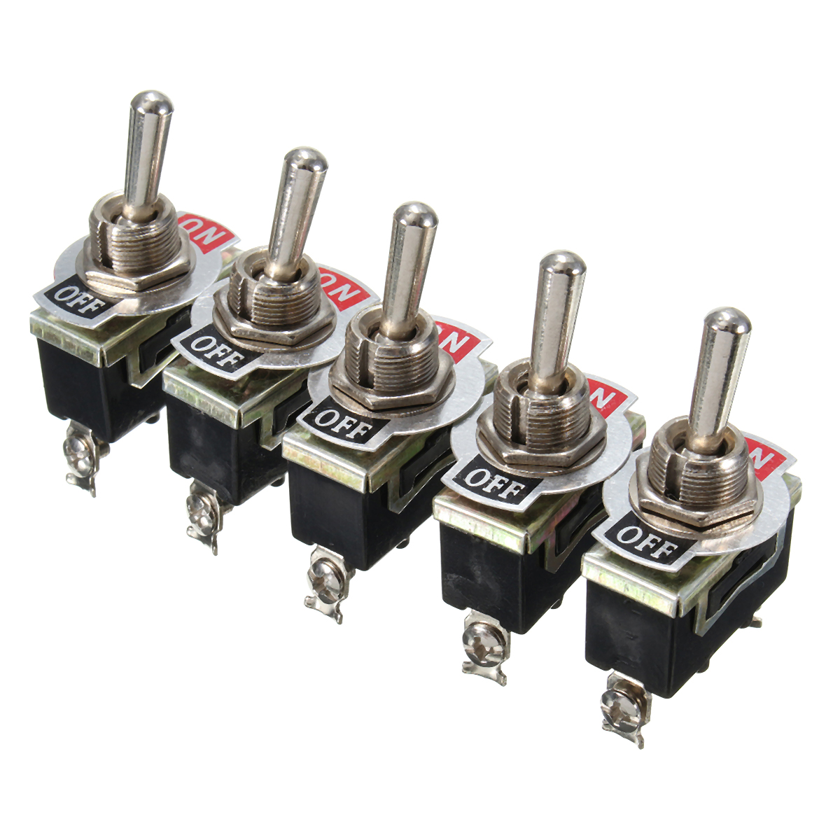 sourcingmap 5 pi/èces AC 125V 5 A Levier De Charni/ère Micro Interrupteur KW4-3Z-3 pour le moulin CNC