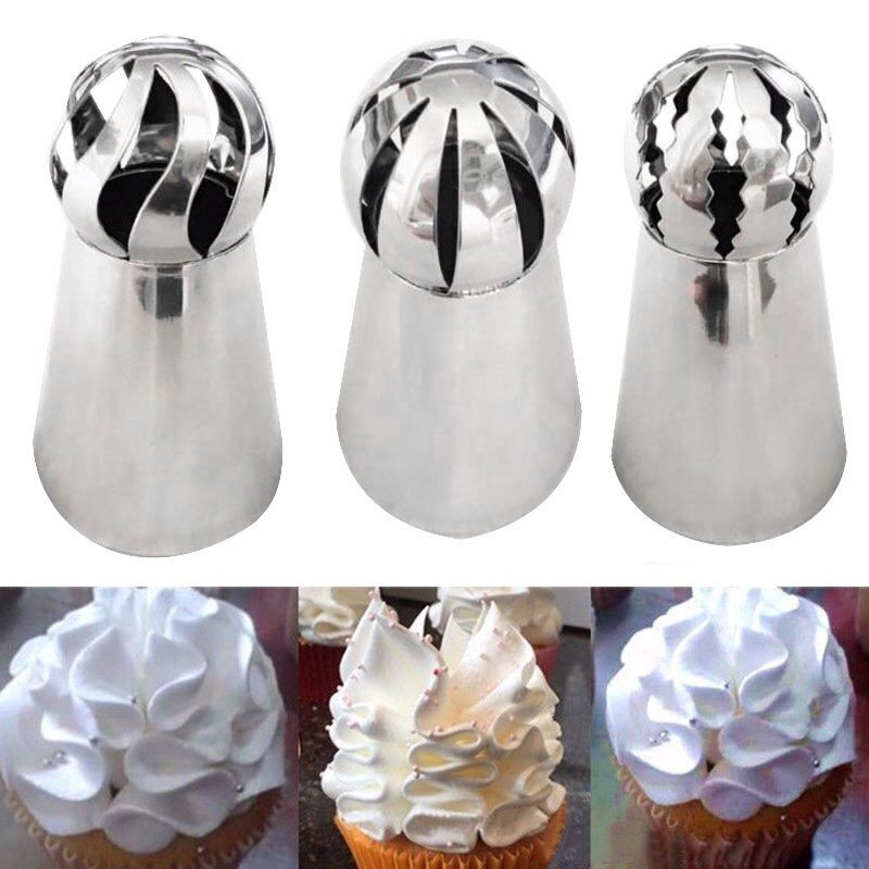 3x Fleur Douille A Patisserie Russe Buse Embout Decoration Gateau Cuisine Creme Cdiscount Maison