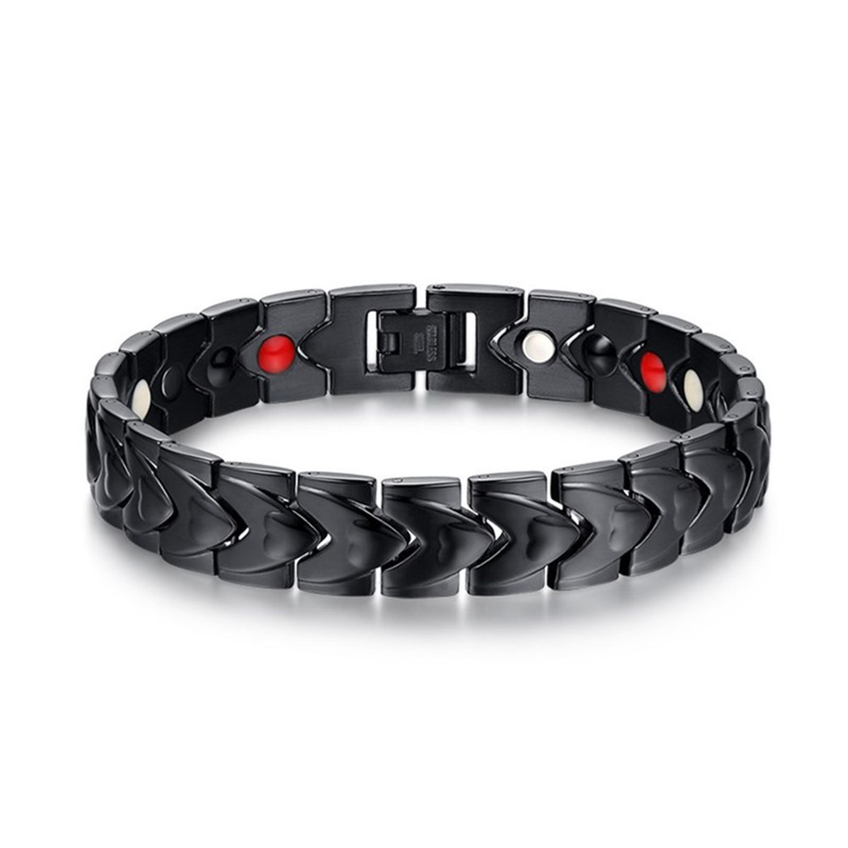 121916844118 Golf Black ION Bracelet Arthritis Energy Titanium