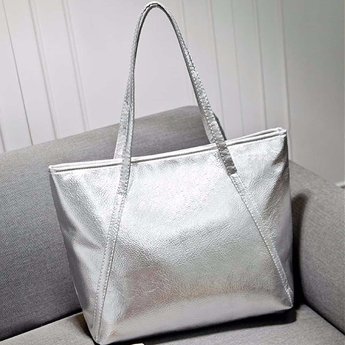 Fashion Women Ladies PU Leather Large Tote Purse Elegant Shopping Bag ...