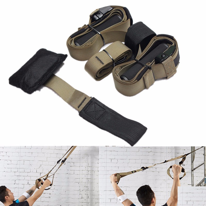 Sangle de Suspension - TD® - Musculation - Bleu - 1,2 kg - 210 à 300 cm