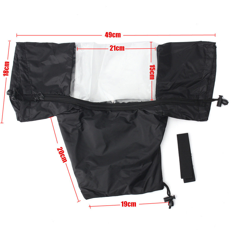 Housse Protection Pluie Appareil Photo - Couverture Imperméable Nylon Avec Fenêtre Transparente Pour Nikon Canon Sony