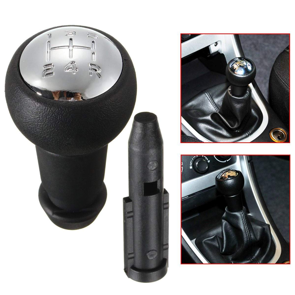 NEUFU 5 Leviers Vitesse Pommeau Adaptateur Pour Peugeot 106 206 306 405 406 806 807 Cdiscount Auto