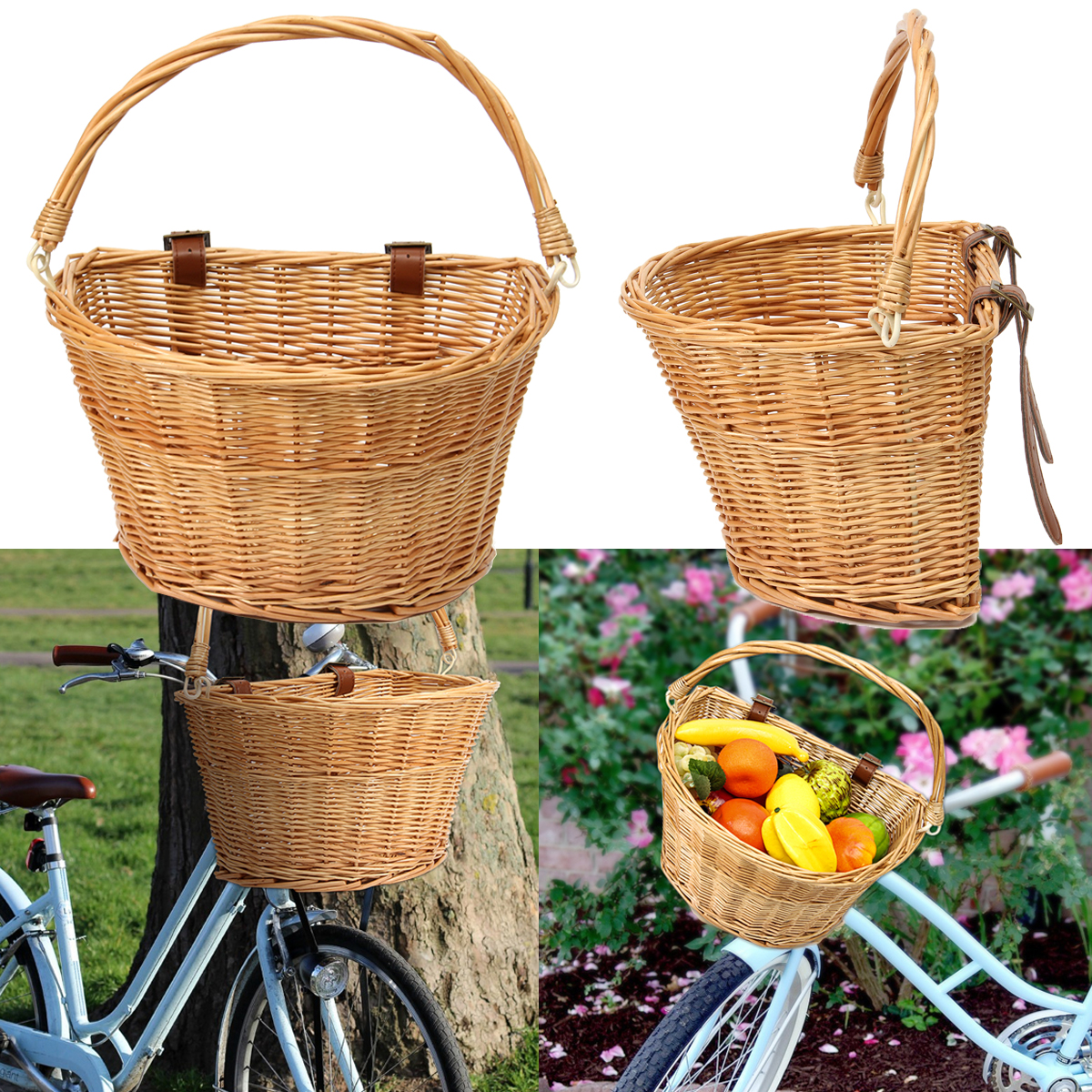 Panier de vélo pour enfants, décoration avant, panier de cyclisme, panier de
