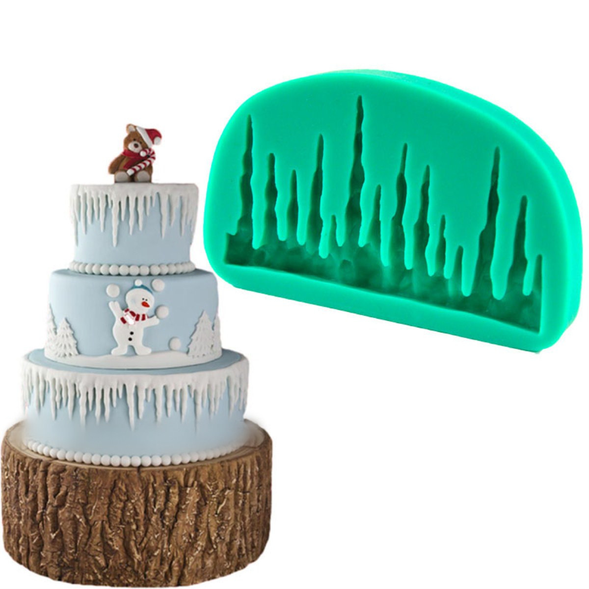 Silicone 3d Moule A Gateau Glace Pour Chocolat Patisserie Fondant Diy Decor Cdiscount Maison